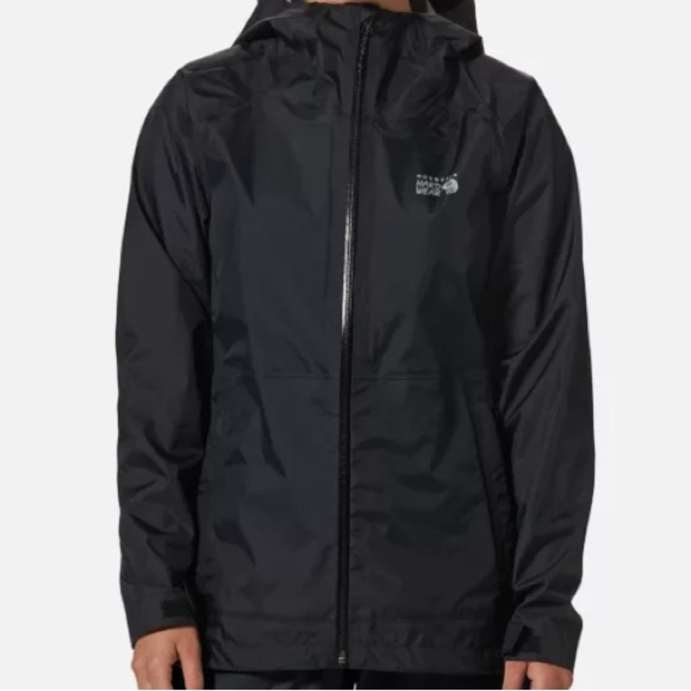 Mountain Hardwear Women’s Threshold Black Rain Shell.  Never been worn.